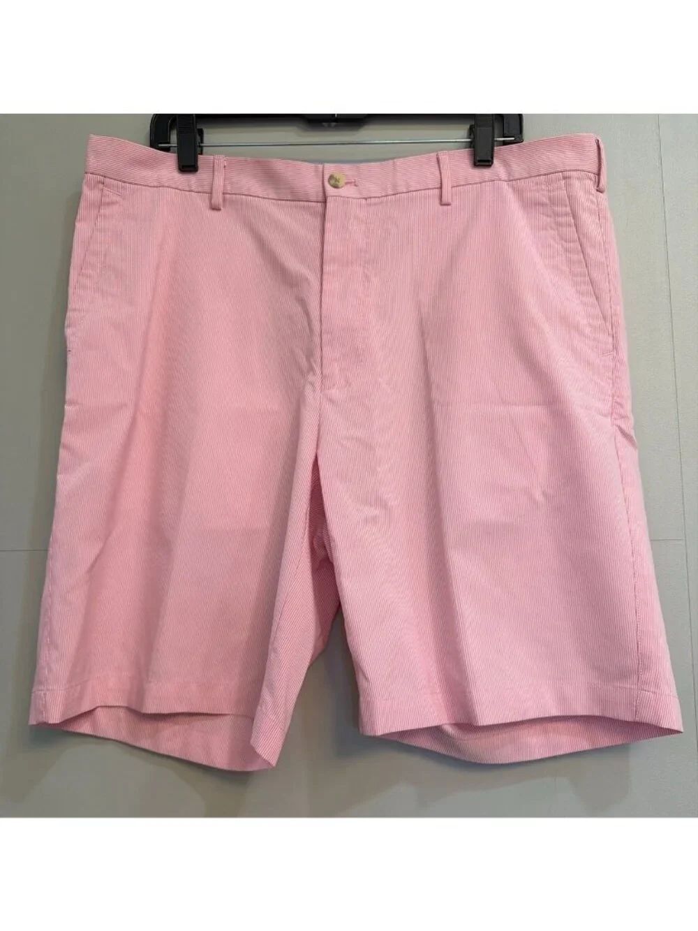 Peter Millar Crown Sport Performance Pinstripe Short Pants Size 38
